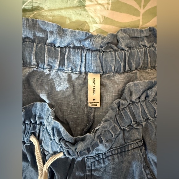 Gentle Fawn - Drawstring denim Shorts - Picture 4 of 7